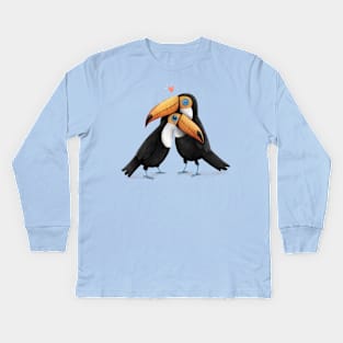 Toucan Love Kids Long Sleeve T-Shirt